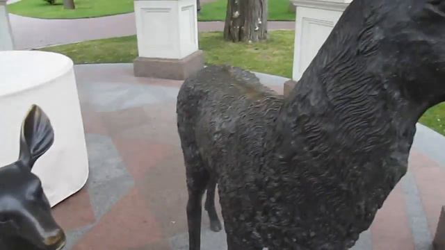 Межигорье (бронзовые олени, лось, памятники) смотреть онлайн