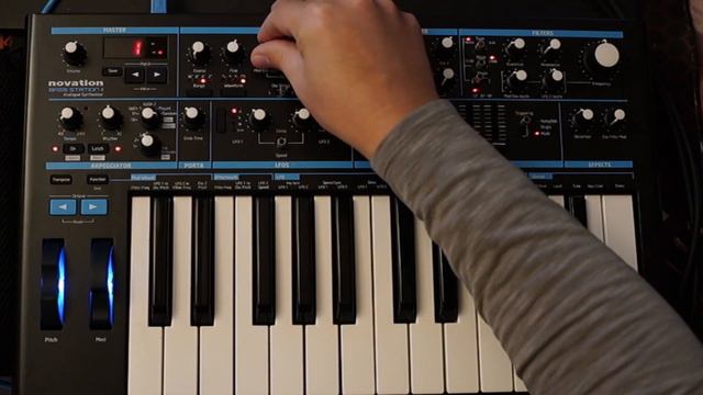 Bass Player Experiments With Bass SYNTH: Novation Bass Station II