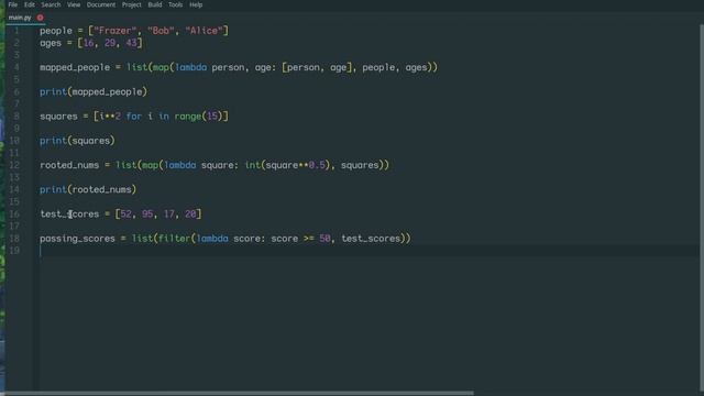 How to use zip() map() and filter() in Python смотреть онлайн