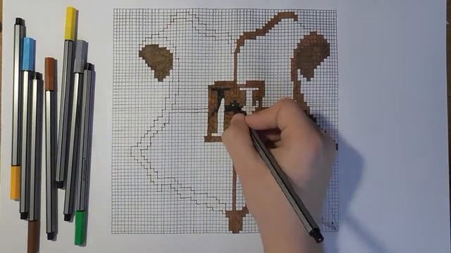 Pixel Art [Герб Хогвартса] смотреть онлайн