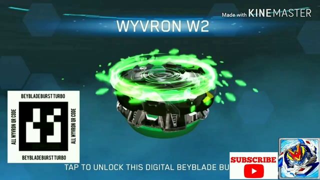 Beyblade Burst App All WYVRON QR CODE #TotalBurst #BeybladeBurstTurboApp