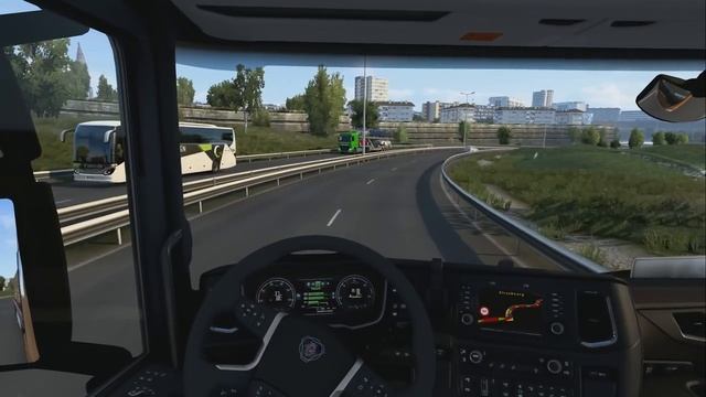 ETS2 1.40 OpenBeta Scania R450 Leipzig - Lyon смотреть онлайн