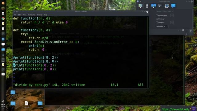 Python - How to Handle Division by Zero смотреть онлайн