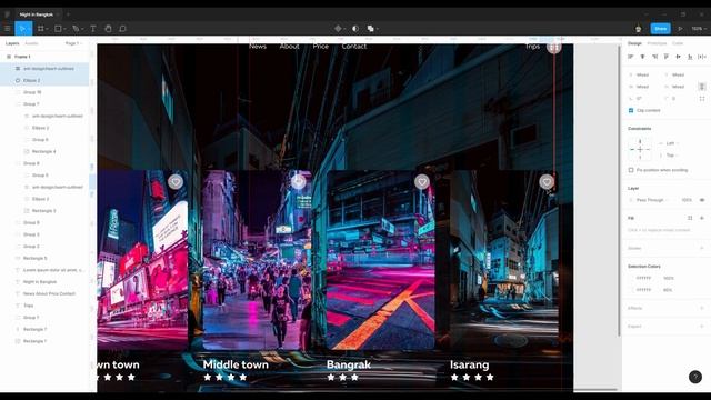 Анимация в Figma  Несколько видов анимации Ui элементов