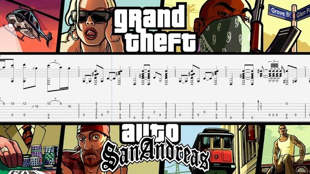 Fingerstyle Guitar TAB | GTA sand Andreas смотреть онлайн