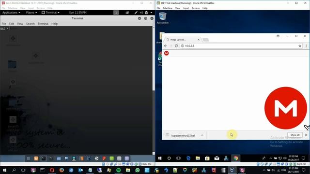 Full SYSTEM takeover (Metasploit- In Memory) on computer running ESET NOD32 смотреть онлайн