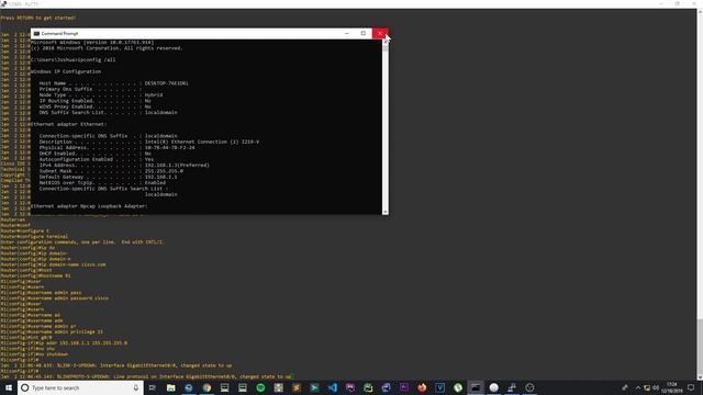 SSH Configuration Cisco 2800 Series Router смотреть онлайн