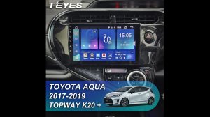 Topway K20 Plus: Toyota Aqua 2019. Обзор установки магнитолы