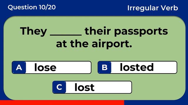 Irregular Verbs Quiz: CAN YOU SCORE 20/20? #challenge 1 смотреть онлайн