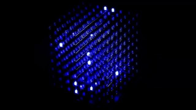 Тривимірний світлодіодний куб дисплей 3D Led смотреть онлайн