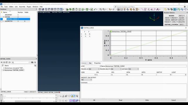 Encrypted Curves in LS-DYNA смотреть онлайн