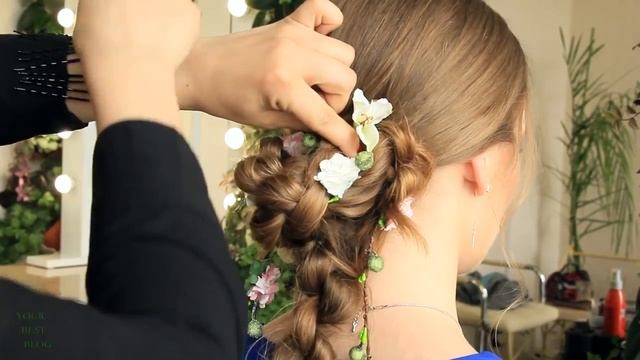 5 красивых и быстрых причесок на длинные волосы Идеи причесок с украшениями Hairstyle Tutorial смотреть онлайн