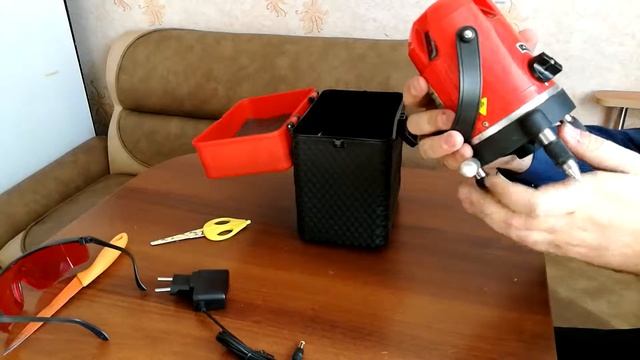 Лазерный уровень с алиэкспресс Распаковка, обзор смотреть онлайн