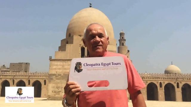 A Mexican tourist give us a wonderful review in Ibn Tulun mosque | Cleopatra Egypt Tours смотреть онлайн