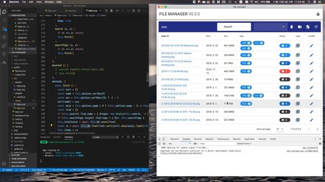Vue와 Electron으로 데스크탑앱 만들기 강좌 010 파일 매니져 소개 смотреть онлайн