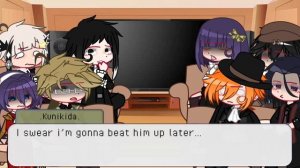 BSD react to Dazai + angst |WIP|