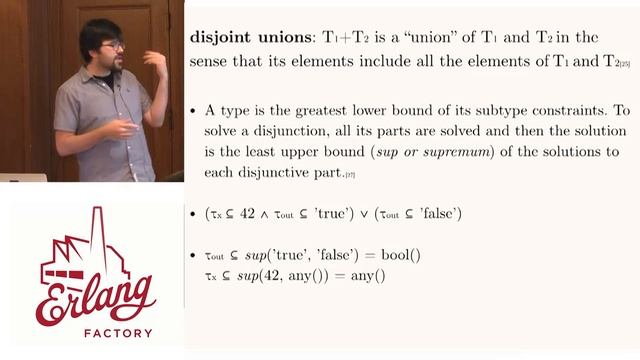 Erlang Factory SF 2016 - Point Of No Local Return The Continuing Story Of Erlang Type Systems смотреть онлайн
