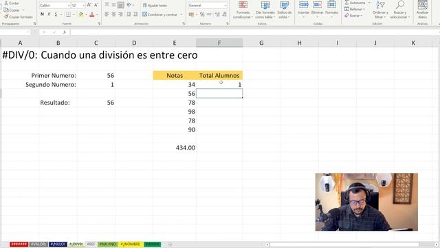 ? Cómo CORREGIR todos los ERRORES DE #EXCEL: #¿NOMBRE? #¡REF! #DIV/0 #¡VALOR! #¡NULO! #N/D #¡NUM! ? смотреть онлайн