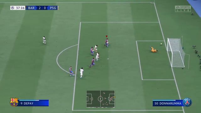 FIFA 22 - Barcelona vs PSG | Gameplay PS4 Slim™ смотреть онлайн
