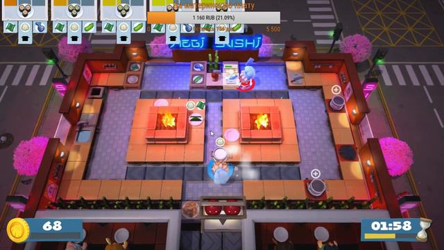 Overcooked! 2 стрим с сыном Алексадром смотреть онлайн