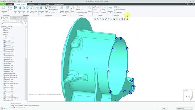 Creo Simulate - Meshing and Mesh Controls смотреть онлайн