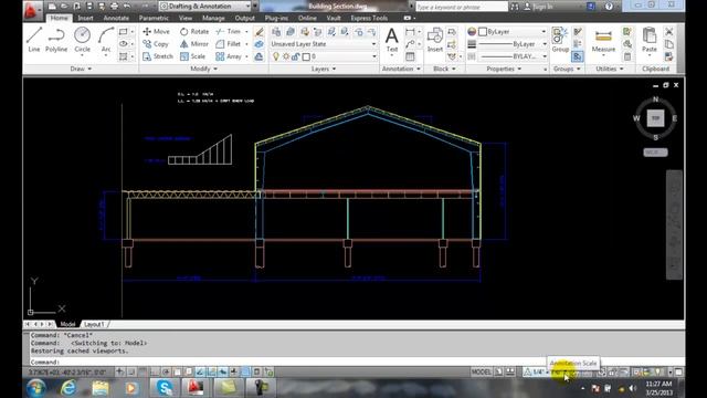 AutoCAD II 30-10 Displaying Annotative Objects in Layouts смотреть онлайн