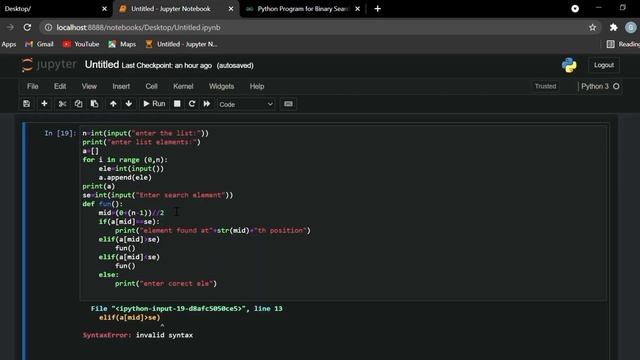 1 hour Python Challenge and finally completed BINARY SEARCH Algorithm data structures смотреть онлайн