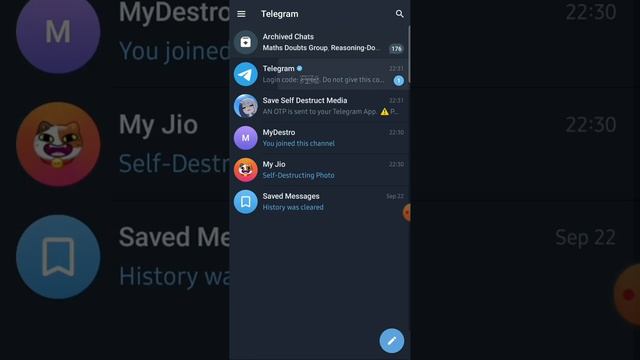 How To Download Self Destruct Photos Or Videos(Telegram)