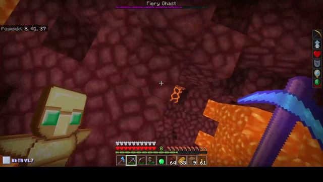Minecraft Dungeons serie de mods Minecraft Bedrock 1.18.12 (EL GHAST DE FUEGO) смотреть онлайн