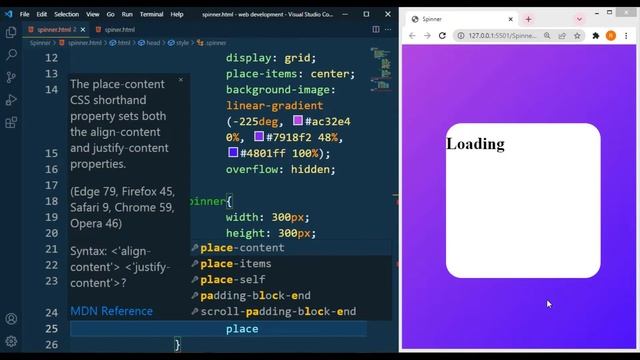 How To Make Animated Loading Spinner Using HTML CSS | Animated Spinner CSS | Loading Spinner смотреть онлайн
