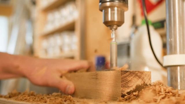 Делаем органайзер из дуба/ oak desk organizer смотреть онлайн