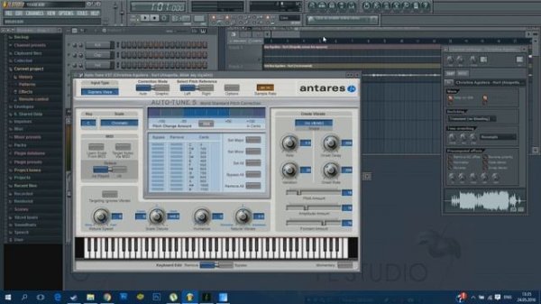 Как пользоваться автотюном в FL-studio [ANTARES AUTOTUNE]