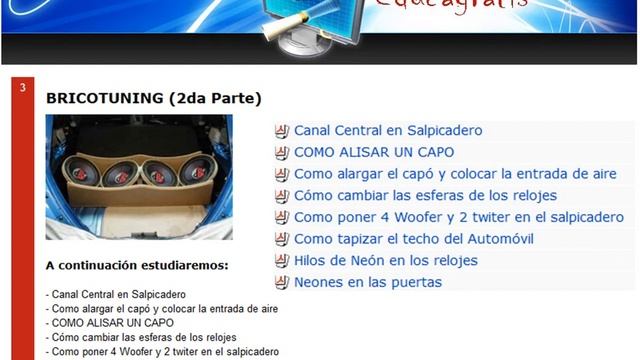 Curso de Tuning Enchulado del Automovil смотреть онлайн