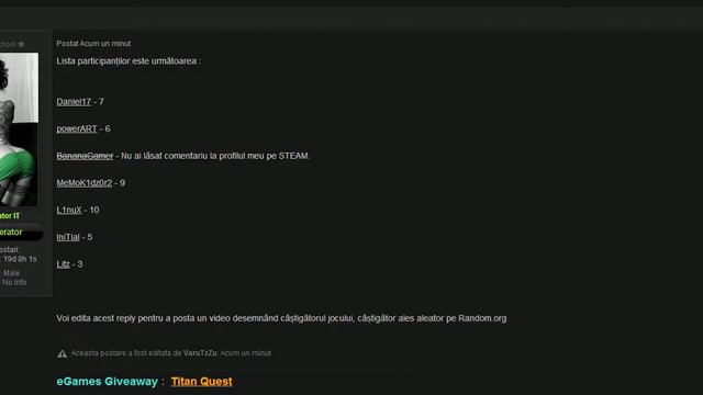 [http://forum.egaming.ro] eGames Giveaway - Titan Quest смотреть онлайн