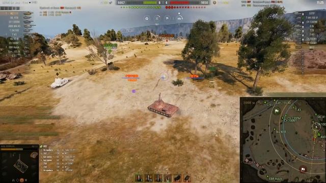 ЛУЧШАЯ ПОЗА чтоб не страдать от арты в чистом поле на тяже. Урок на Степи | WZ-111 WZ 111 Wot