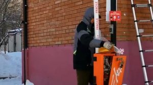 Ремонт шлагбаума  Замена стрелы CAME GARD 3750