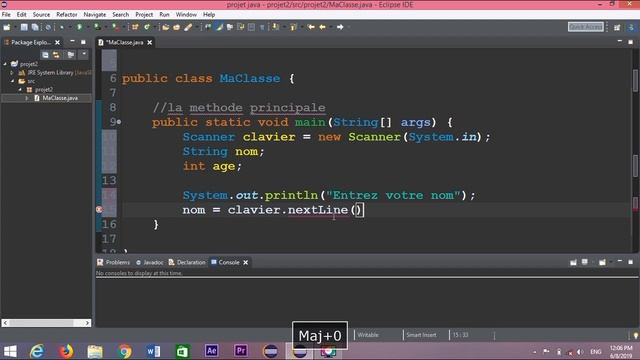 Ch.13B-La classe scanner en pratique(programmation java version créole haïtien) смотреть онлайн