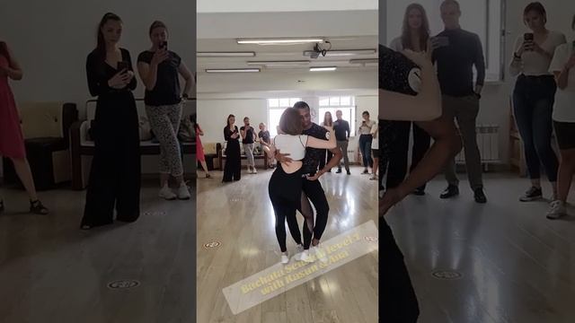 Bachata Sensual Level 1 class with Kasun and Ana | Saint Petersburg russia смотреть онлайн