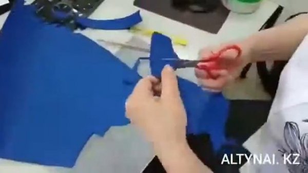 Diy. Тұлпар мініп ту алған. Картина фетр