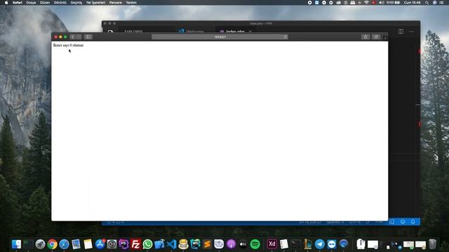 PHP İLE HATA YAKALAMA VE EKRANA BASTIRMA смотреть онлайн