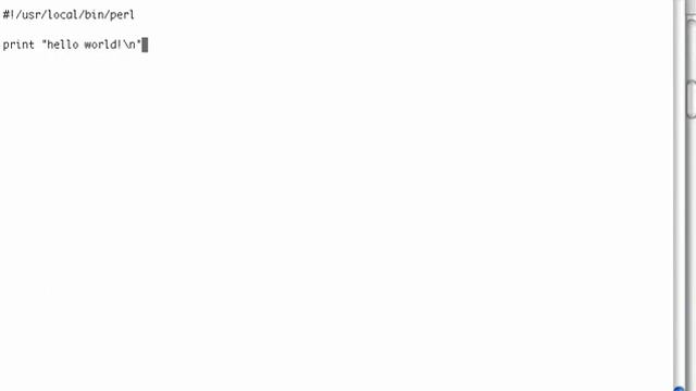 Run First Perl Program смотреть онлайн