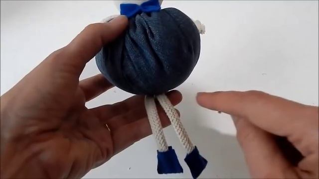 Boneco Com Retalho de Calça Jeans Diy Crafts смотреть онлайн