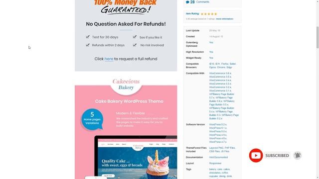 Cakecious - Cake Bakery Food WordPress Theme Hyrum Kenzie смотреть онлайн