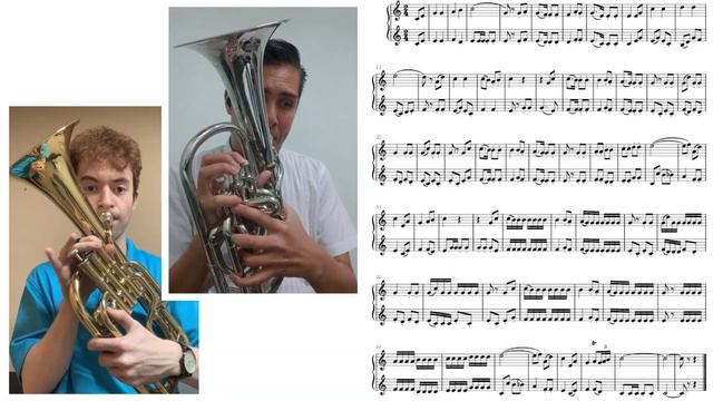 J.B. Arban Selected Duets #34: Bivouac Song | Starring Carlos Gomez! смотреть онлайн