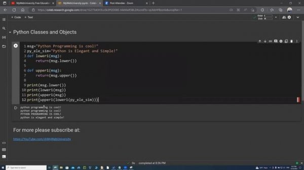 Python Class and Objects