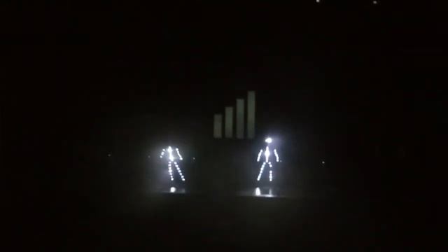 Trotuart Team. Номер в светодиодных костюмах (репетиция) смотреть онлайн