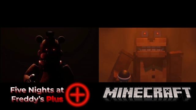 FNAF PLUS VS MINECRAFT | ANIMATION смотреть онлайн