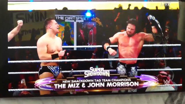 The Miz and John Morrison Win the WWE Tag Team Titles смотреть онлайн