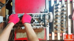 Сборка ГБЦ двигателя 5A-FE  TOYOTA Corolla AE110