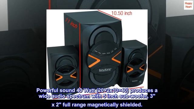 Boytone BT-326F, 2.1 Bluetooth Powerful Home Theater Speaker System смотреть онлайн